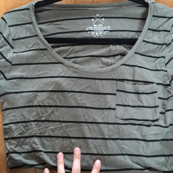 Relaxed tshirt Green army & black M - Picture 4 of 4